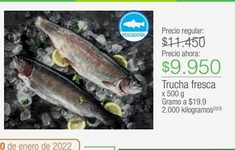 Jumbo Trucha fresca x 500g oferta