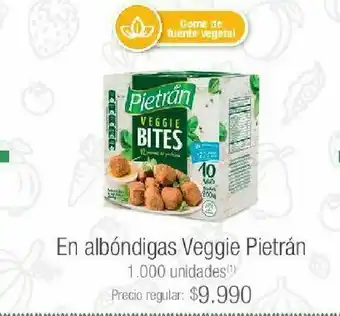 Jumbo Albóndigas veggie pietrán oferta