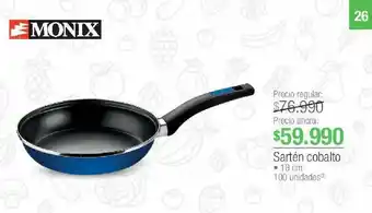 Jumbo Sartén cobalto monix 18cm oferta