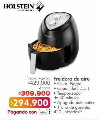 Metro Freidora de aire holstein oferta