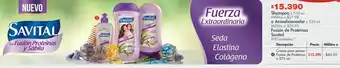 Metro Shampoo x 550 ml o acondicionador x 530 ml fusión de proteínas savital oferta