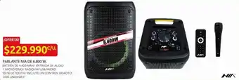Parlantes Nia de 6.800W