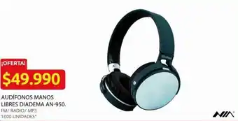 Ara Audífonos Manos Libres Diadema An-950 oferta