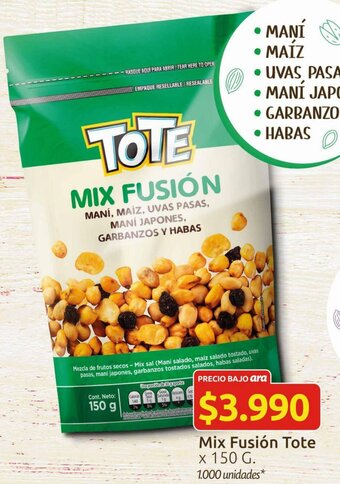 Ara Mix Fusión Tote x 150g oferta