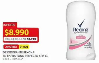 Ara Desodorante Rexona en Barra Tono Perfecto x 45g oferta