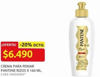 Crema para Peinar Pantene Rizos x 160ml
