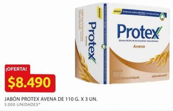 Ara Jabón Protex Avena de 110g oferta
