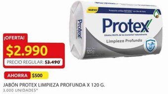 Ara Jabón Protex Limpieza Profunda x 120g oferta