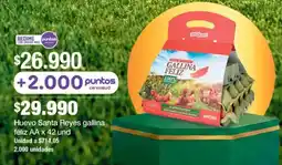 Jumbo Santa reyes gallina feliz huevo AA oferta