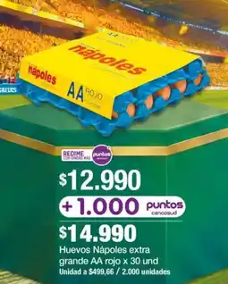 Jumbo Huevos nápoles extra grande AA rojo oferta