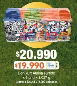 Jumbo Bon yurt alpina surtido oferta