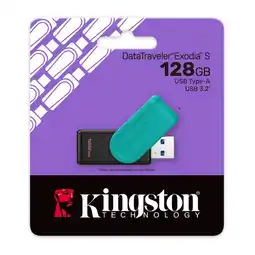 Falabella Memoria USB DataTraveler Exodia 128gb Negro -azul oferta