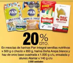 Jumbo Pan en mezclas de harinas integral semillas nutritivas oferta