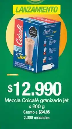 Jumbo Colcafé mezcla granizado jet oferta