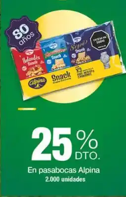 Jumbo Alpina en pasabocas oferta