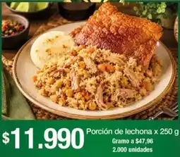 Jumbo Porción de lechona oferta
