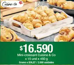 Jumbo Cuisine & co mini-croissant oferta