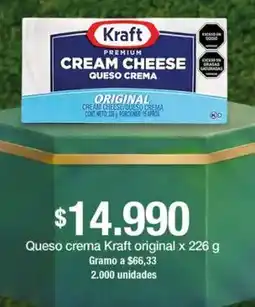 Jumbo Kraft queso crema original oferta