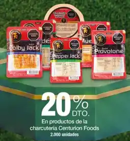 Jumbo En productos de la charcutería centurion foods oferta