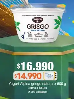 Jumbo Yogurt Alpina griego natural oferta