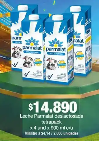 Parmalat leche deslactosada tetrapack
