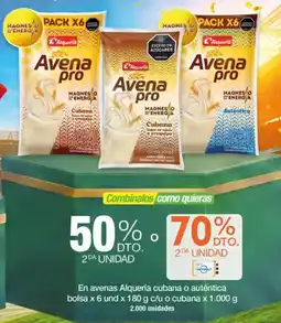 Jumbo Alquería en avenas cubana o auténtica bolsa oferta