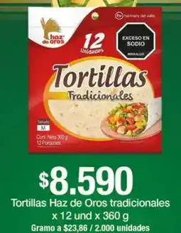 Jumbo Haz de oros tortillas tradicionales oferta