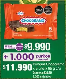 Jumbo Chocoramo ponqué oferta