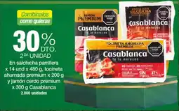 Jumbo Casablanca en salchicha parrillera oferta