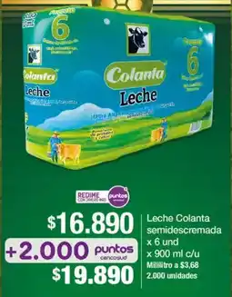 Jumbo Leche colanta semidescremada oferta