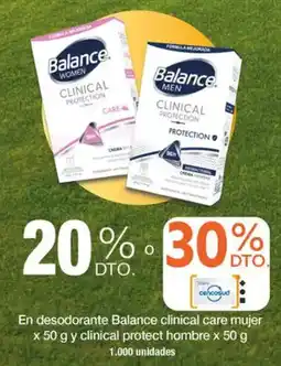 Jumbo Balance en desodorante clinical care mujer oferta