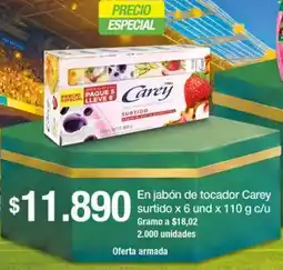 Jumbo Carey en jabón de tocador surtido oferta
