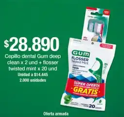 Jumbo Cepillo dental Gum deep clean oferta