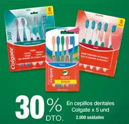 Jumbo Colgate en cepillos dentales oferta