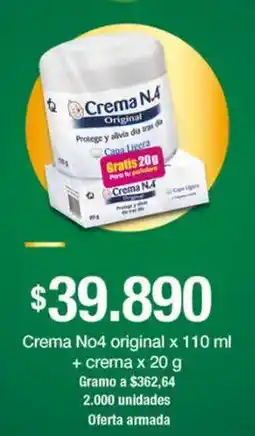 Jumbo Crema no4 original oferta