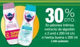 Jumbo En jabones íntimos extracto de algodón oferta
