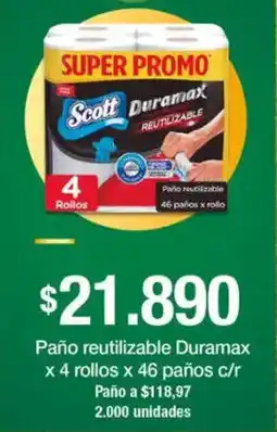 Jumbo Duramax paño reutilizable oferta