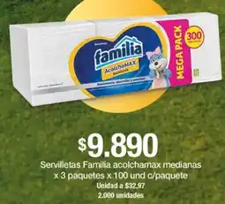 Jumbo Familia servilletas acolchamax medianas oferta