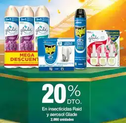 Jumbo Raid/glade en insecticidas y aerosol oferta