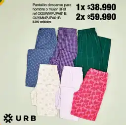 Jumbo Pantalón descanso para hombre o mujer urb oferta