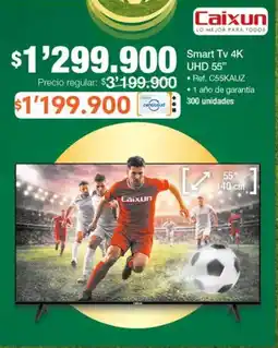 Jumbo Caixun smart tv 4k uhd 55" oferta