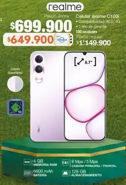 Jumbo Realme celular C100i oferta