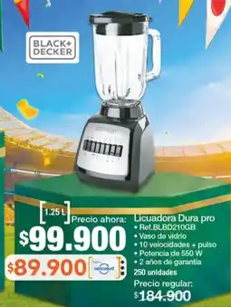 Jumbo Black+ decker licuadora dura pro oferta