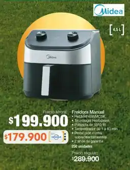 Jumbo Midea freidora manual oferta