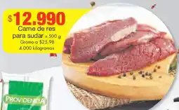Metro Carne de res para sudar oferta