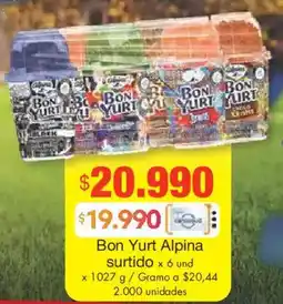 Metro Bon yurt alpina surtido oferta