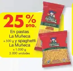 Metro La muñeca en pastas oferta