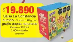 Metro Salsa la constancia surtido oferta