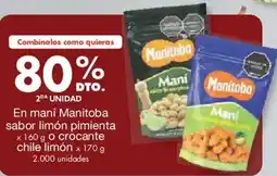 Metro En maní manitoba sabor limón pimienta oferta