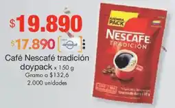 Metro Nescafé café tradición doypack oferta